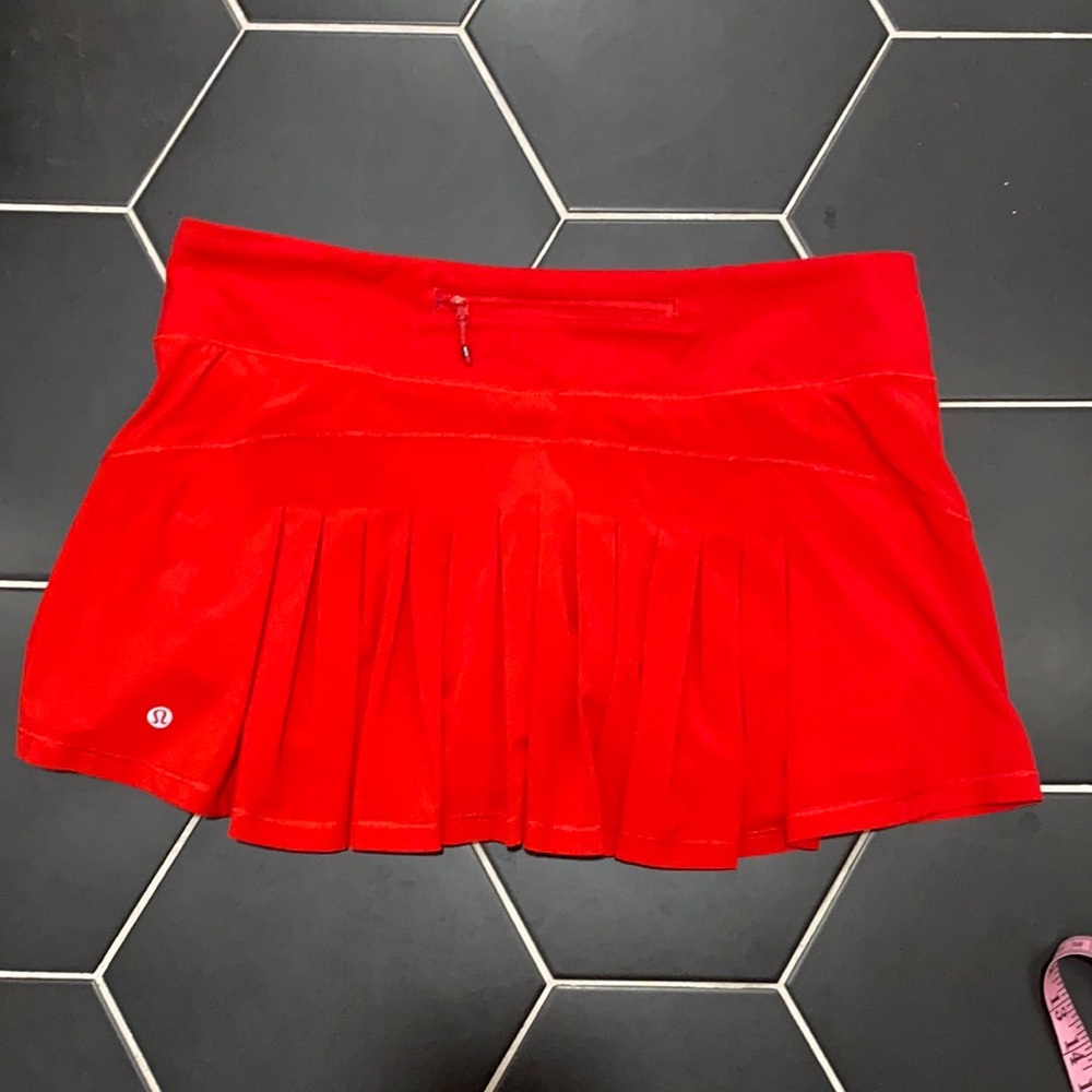 Red Lululemon Skirt Size 10